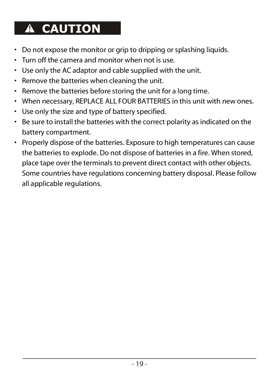 Whistler WIC-3509P user manual 