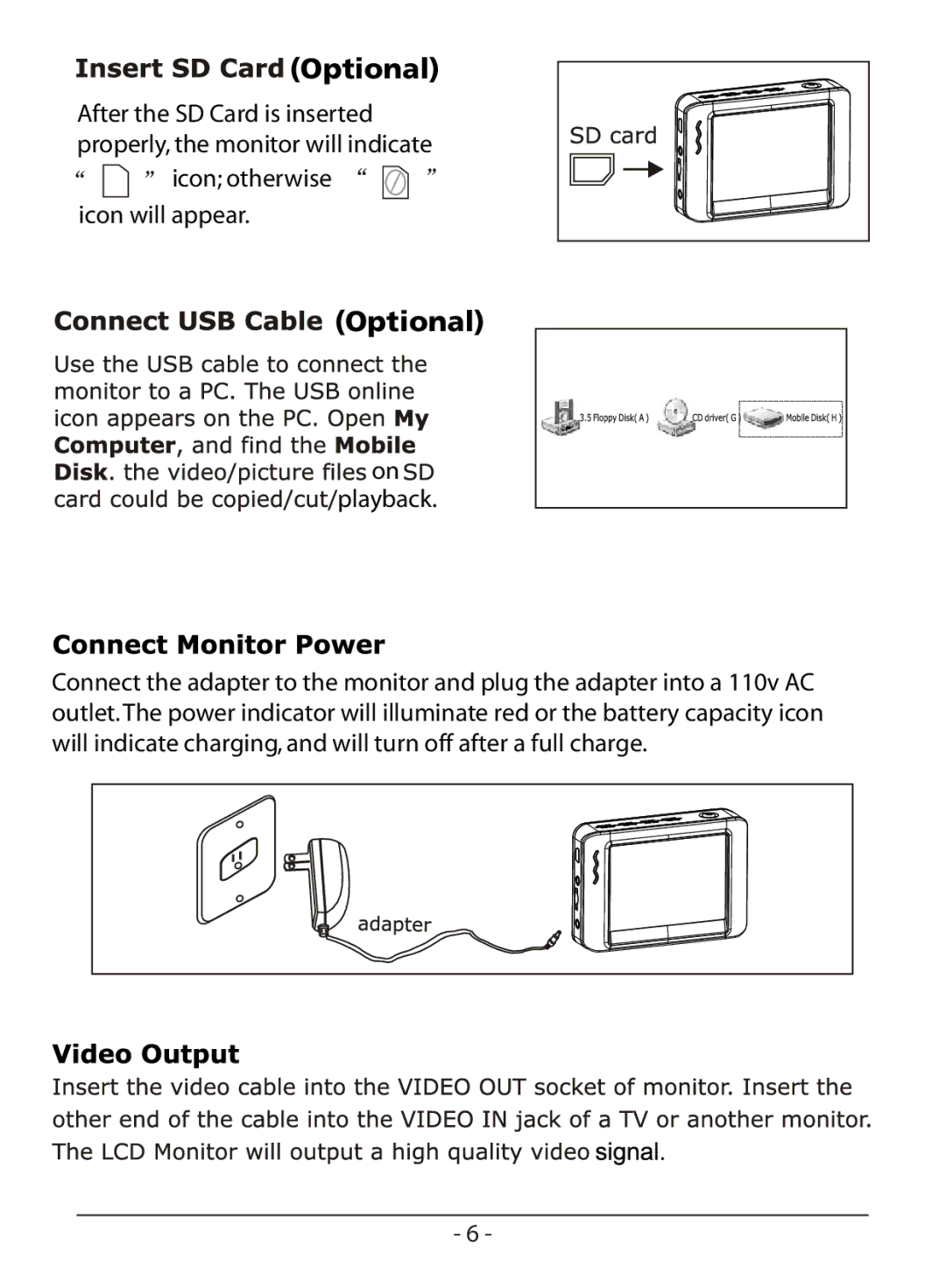 Whistler WIC-3509P user manual Optional 