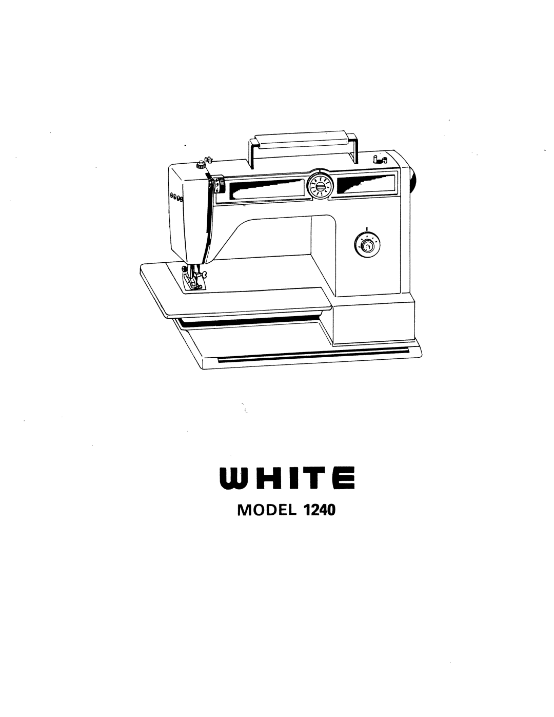White 1240 manual 