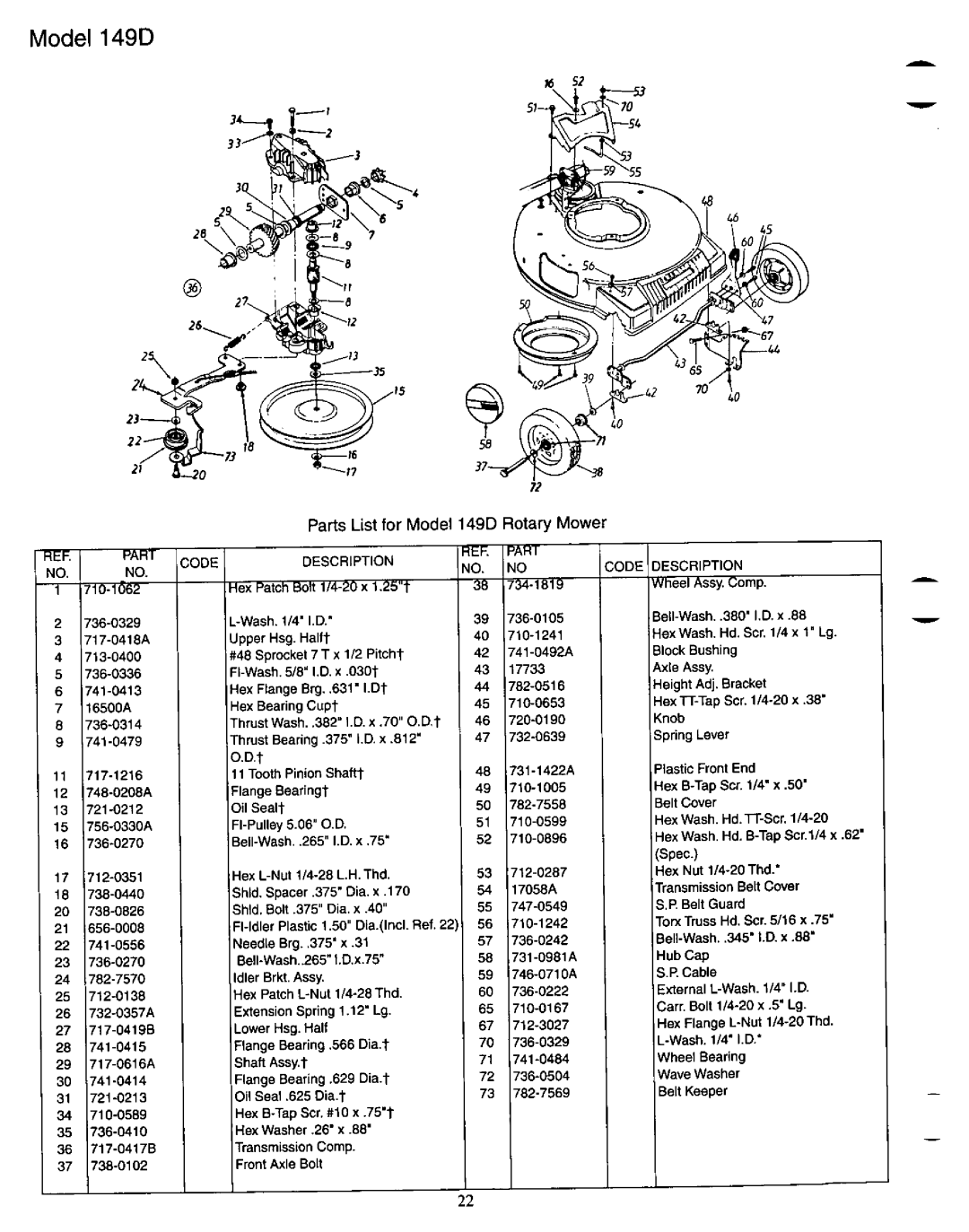 White 11A-702E190, 12A-149D190, 11A-702A190, 11A-106F190 manual 