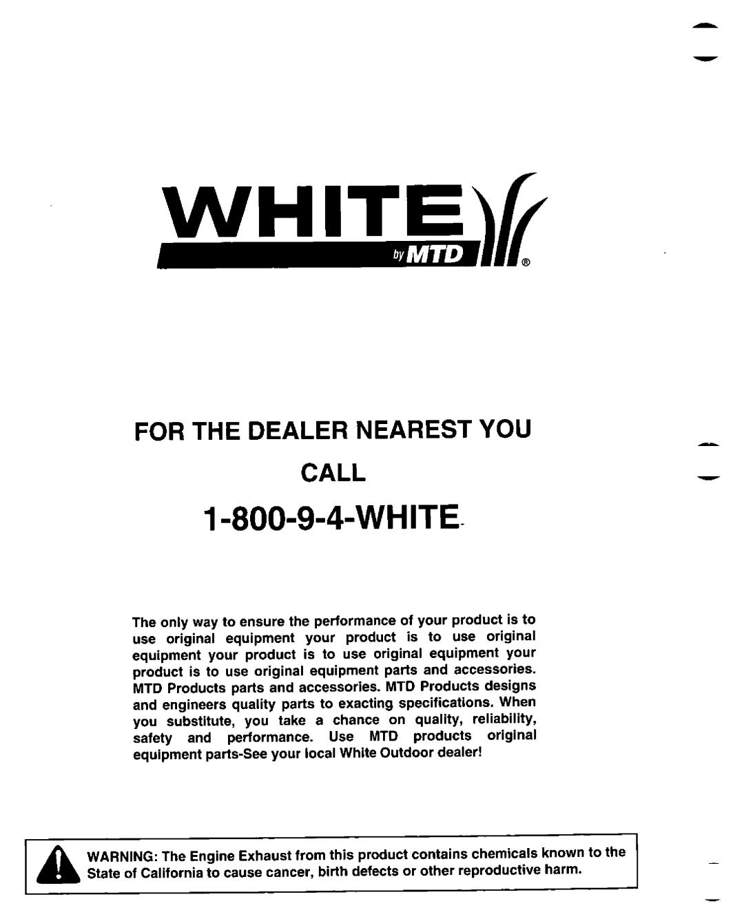 White 12A-149D190, 11A-702A190, 11A-702E190, 11A-106F190 manual 