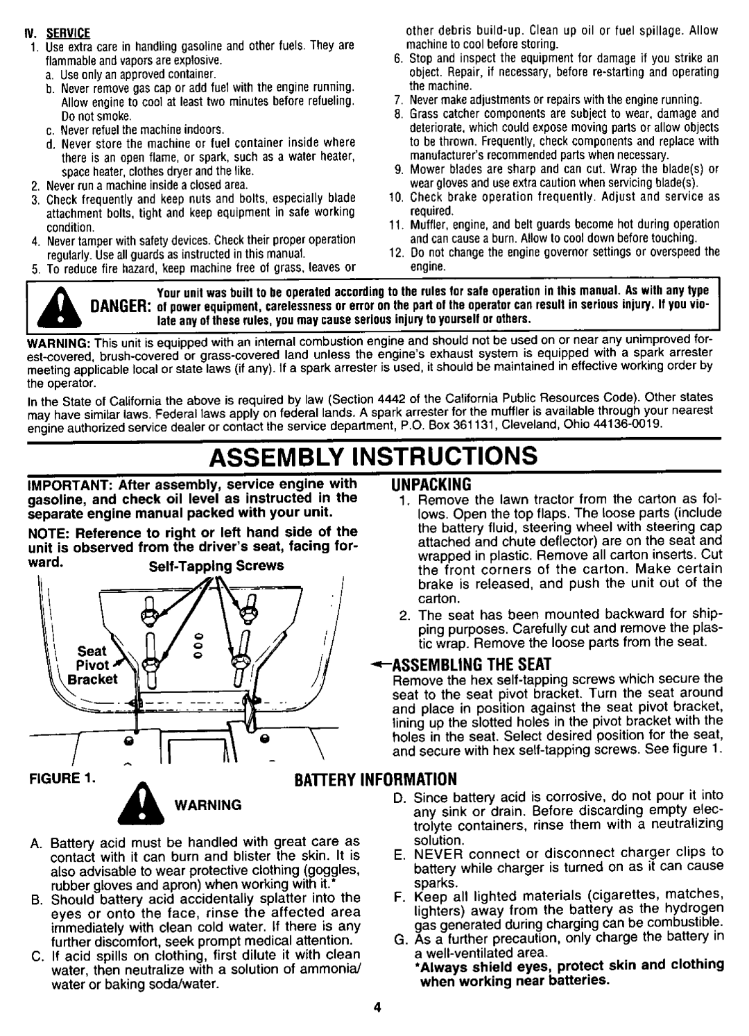 White 134A676F190 manual 