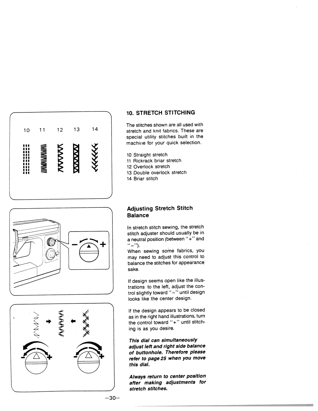 White 1599 manual Adjusting Stretch Stitch Balance, Is, III II, After, Adjustments for, Stretch Stitching 