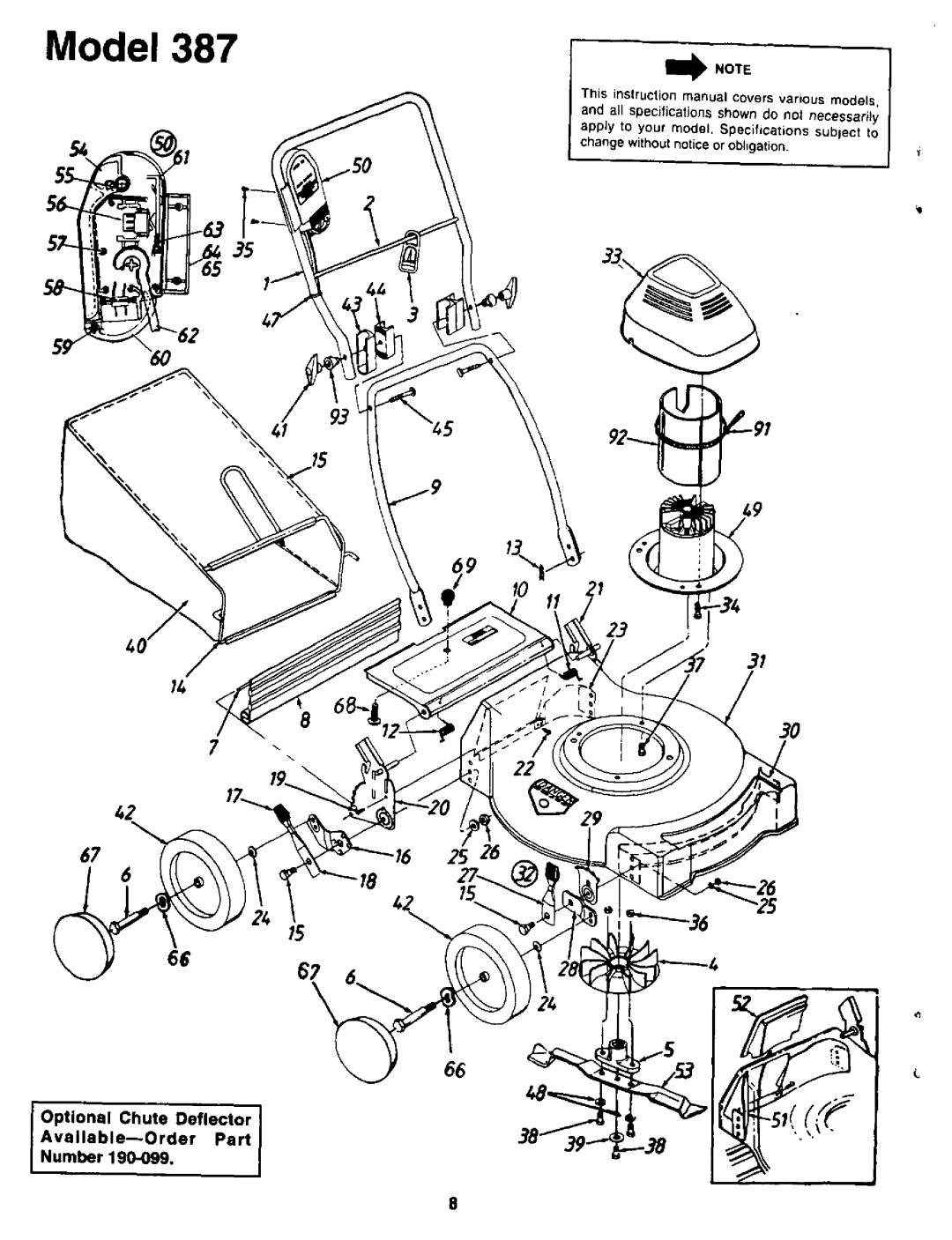 White 183-387-190 manual 