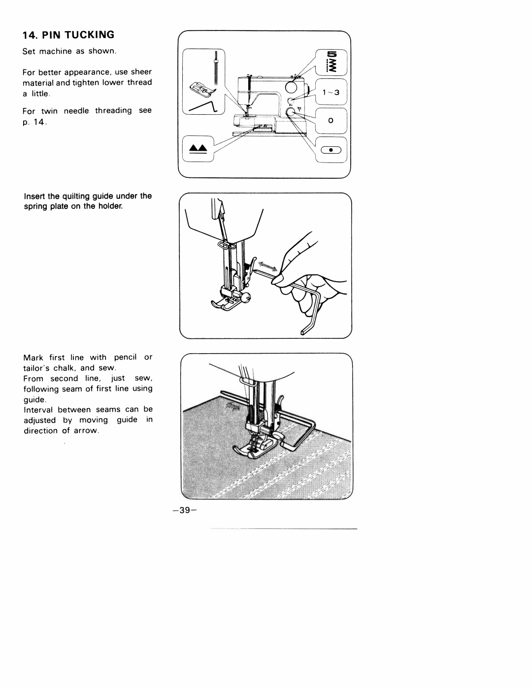 White 1927 manual Tucking 