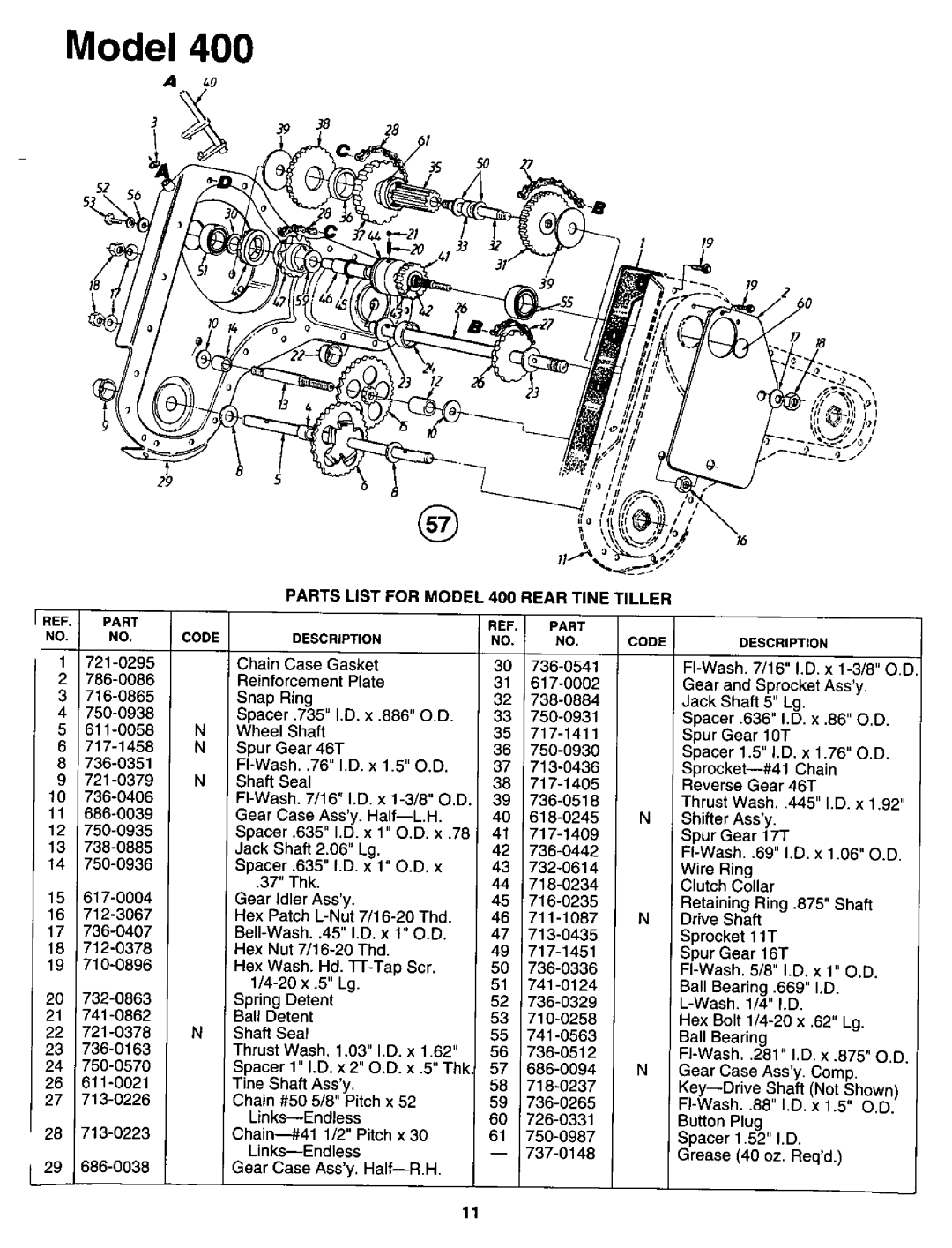 White 21A-400-190 manual 