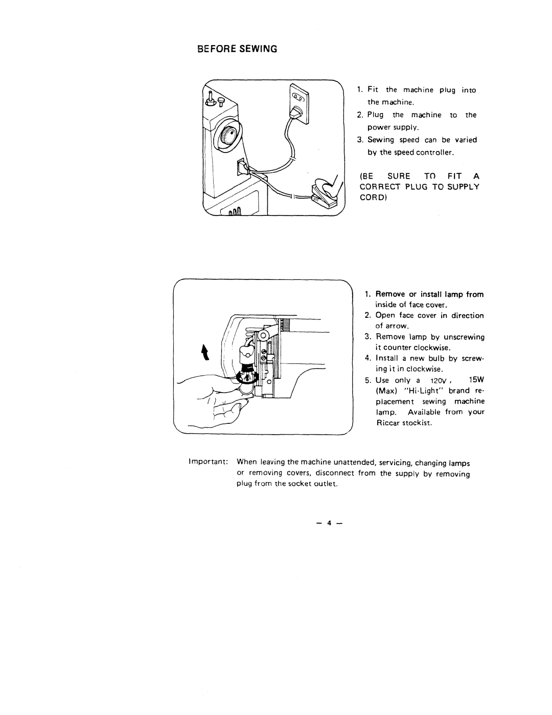 White 221 manual 