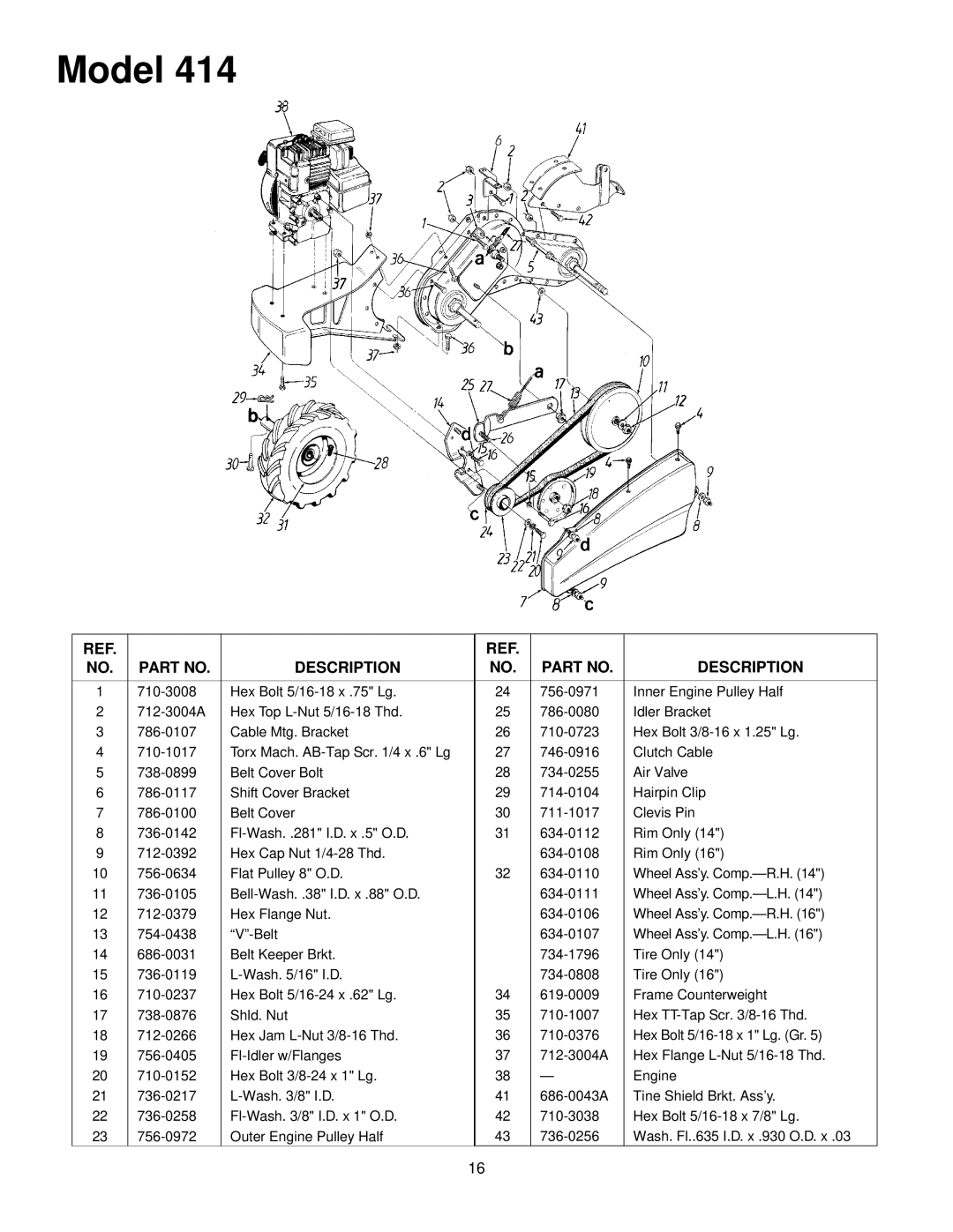 White 414 manual Model 