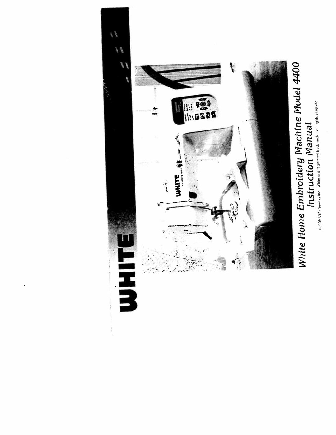 White 4400 instruction manual WAii 