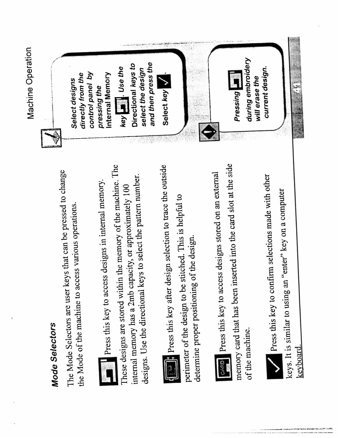 White 4400 instruction manual Memory 