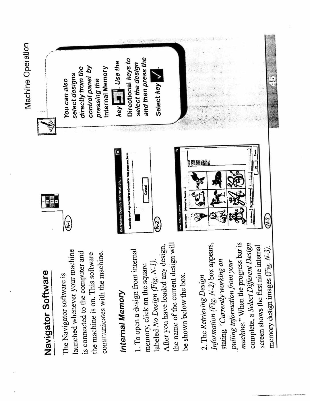 White 4400 instruction manual Memory, Internal 