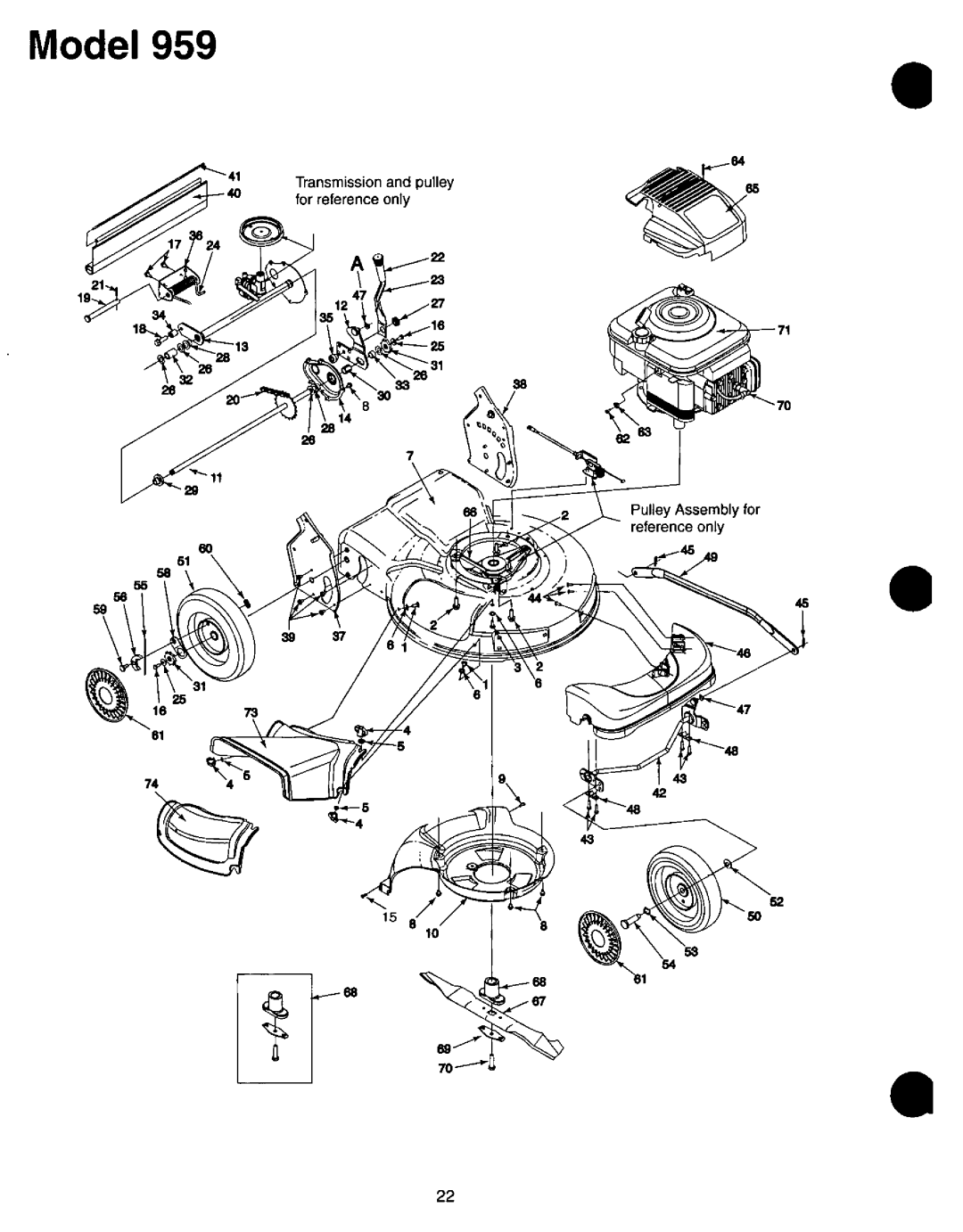 White 960-969, E960-E969, 950-959 manual 