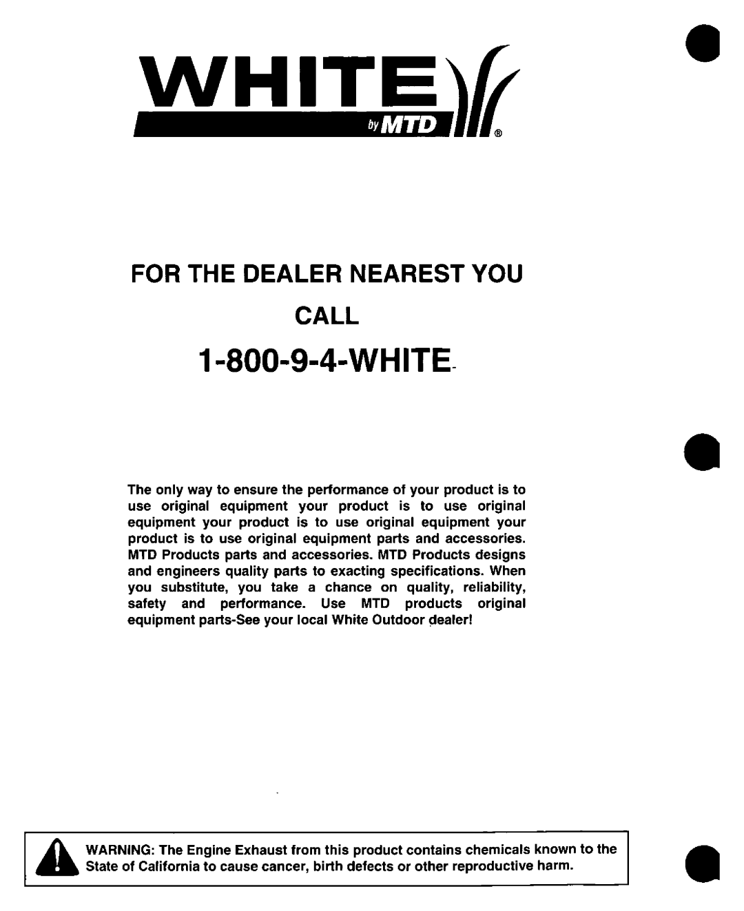 White 950-959, E960-E969, 960-969 manual 