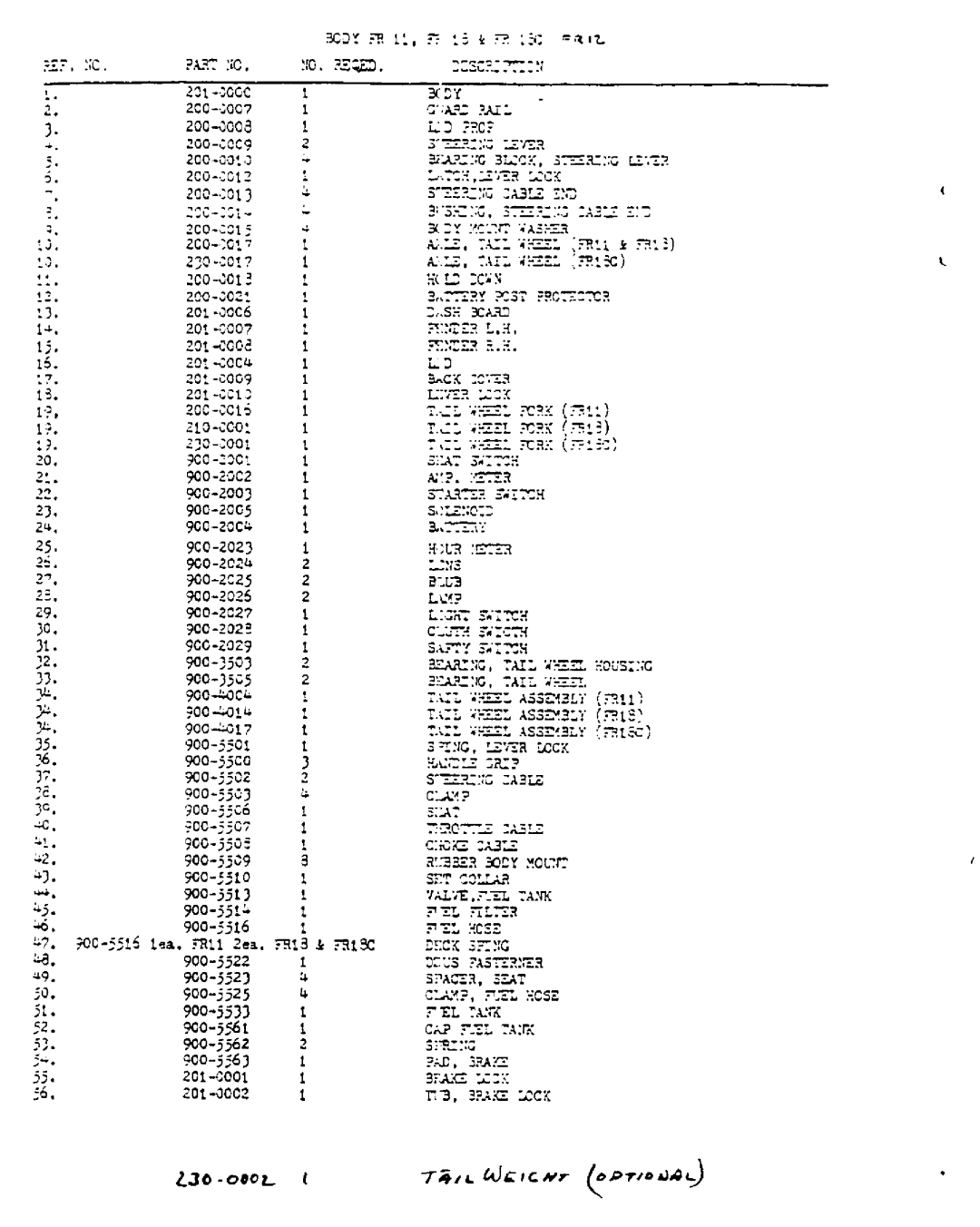 White FR-12, FR-18, FR18CH manual 