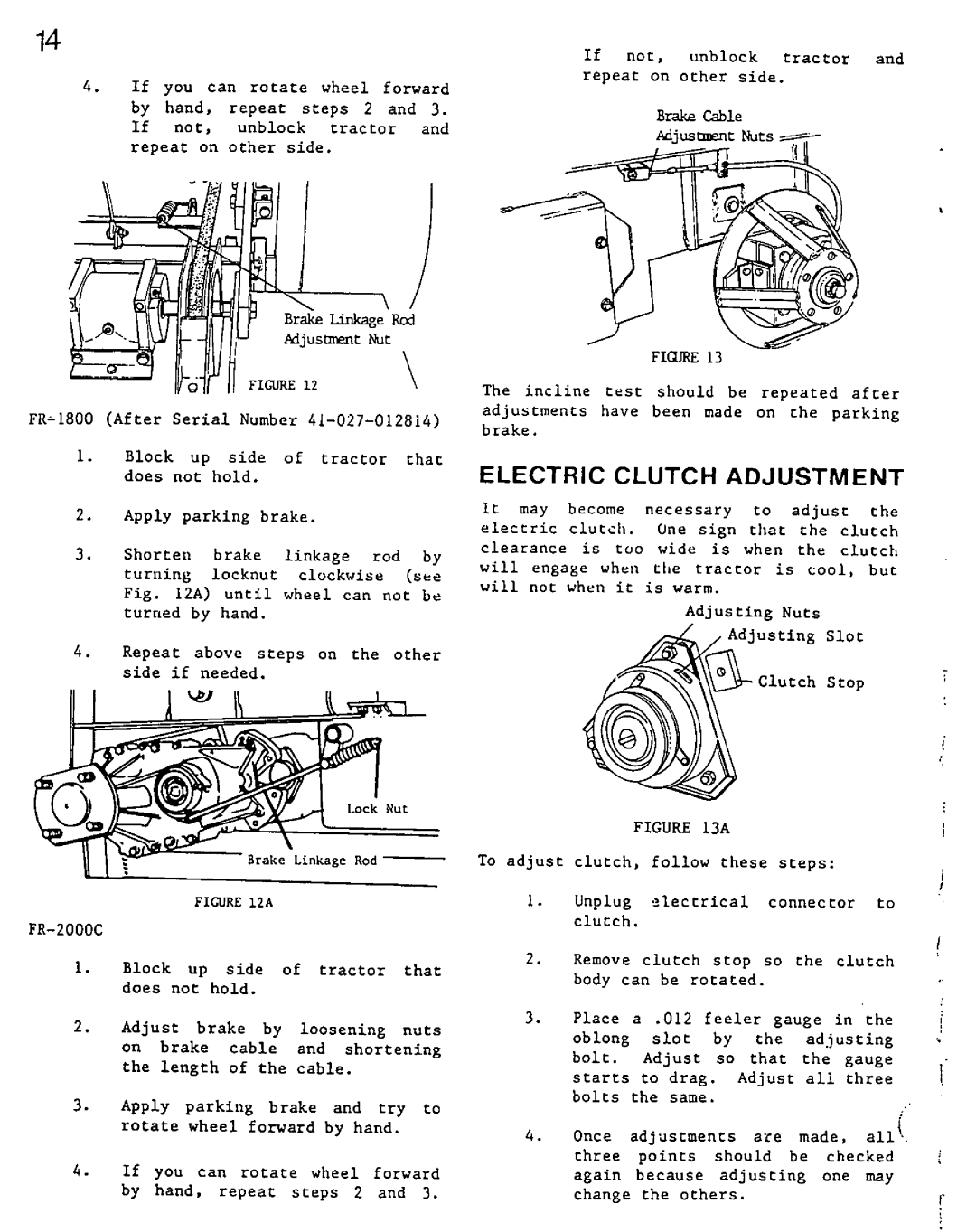 White FR-2000C, FR-1800 manual 