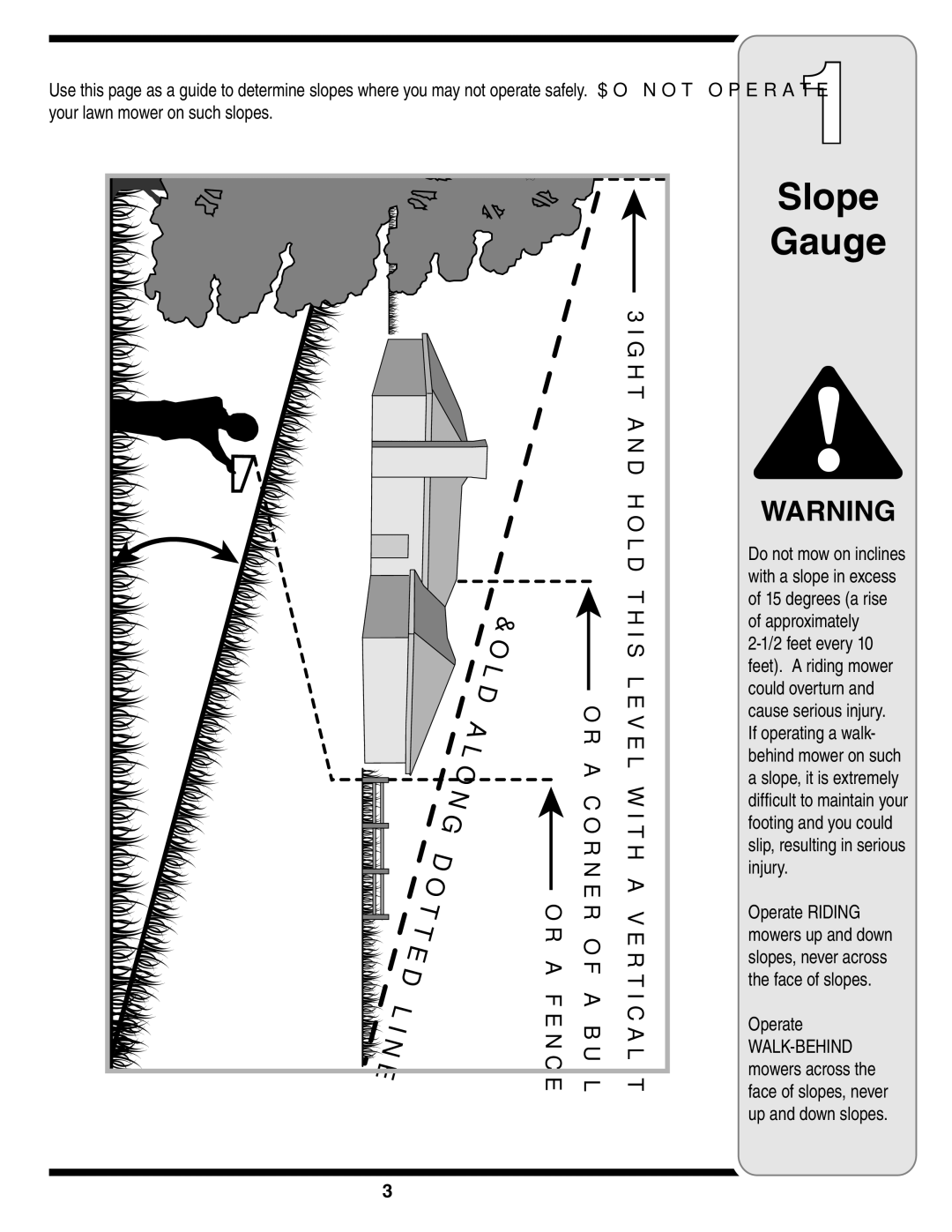 White Outdoor 105 warranty Slope Gauge 