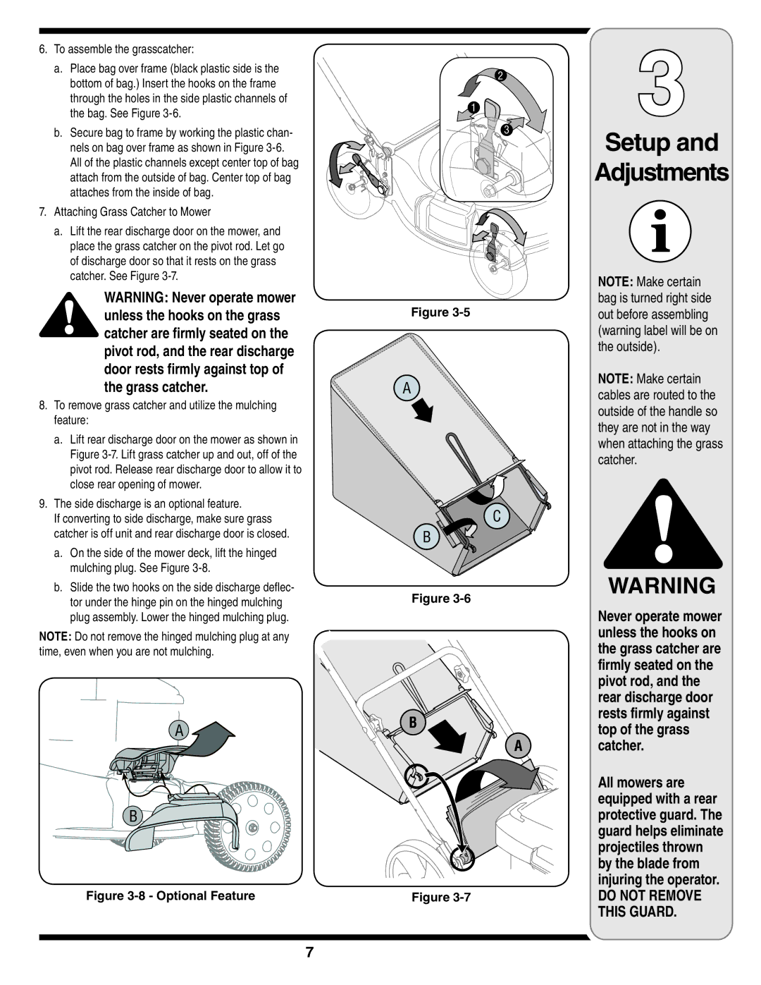 White Outdoor 400 warranty Adjustments 