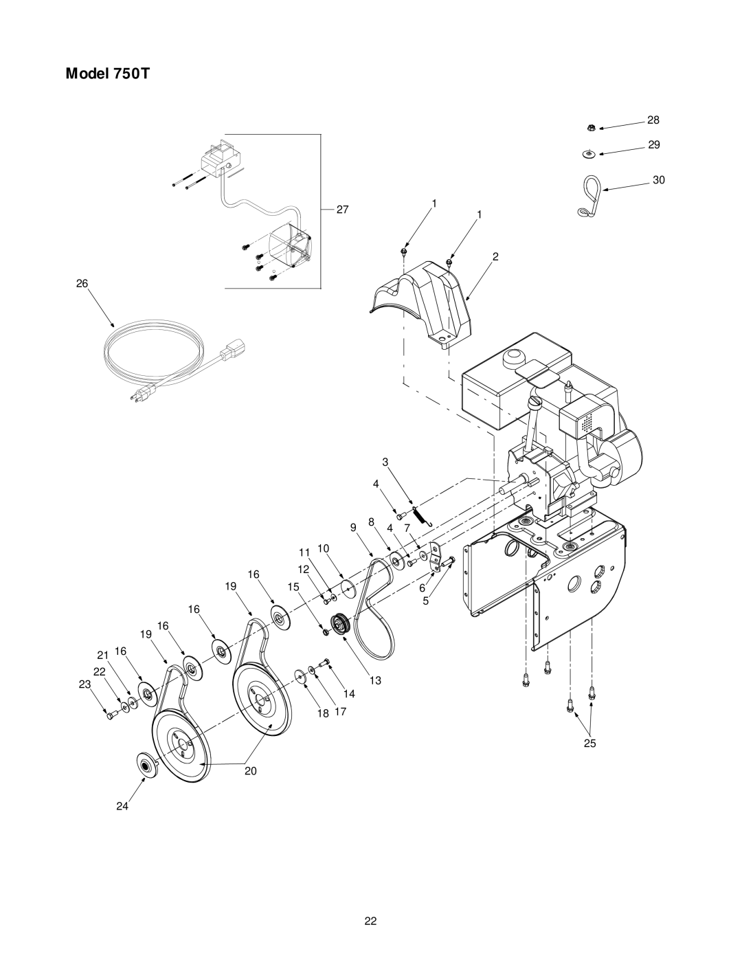 White Outdoor manual Model 750T 