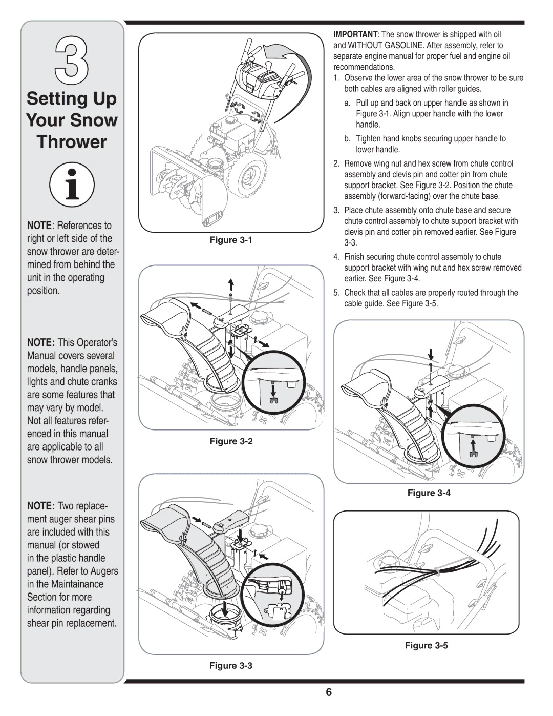 White Outdoor 769-04211 warranty Setting Up Your Snow Thrower 