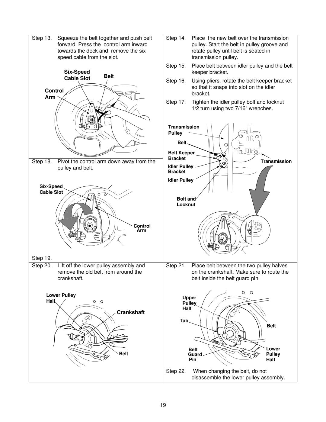 White Outdoor 950-959, 960-969, E960-E969 manual Six-Speed 