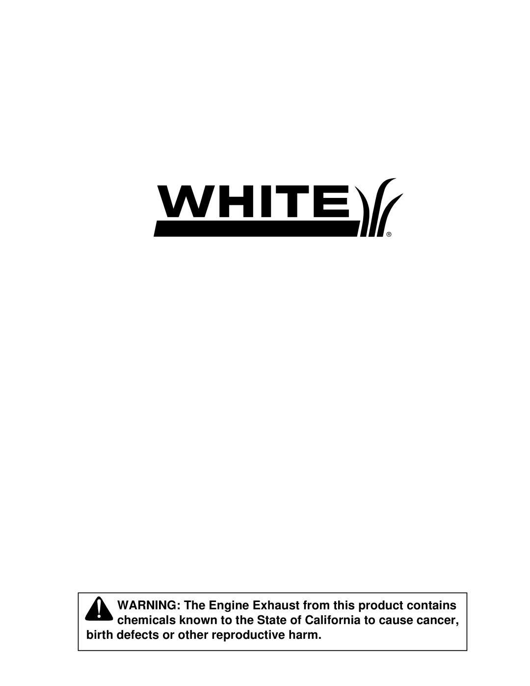 White Outdoor HW-615 manual Birth defects or other reproductive harm 