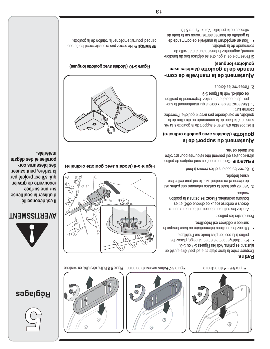 White Outdoor Two Stage Snow Blower Réglages, Avec Modèles goulotte la de mande, Com de manivelle la de Ajustement, Patins 