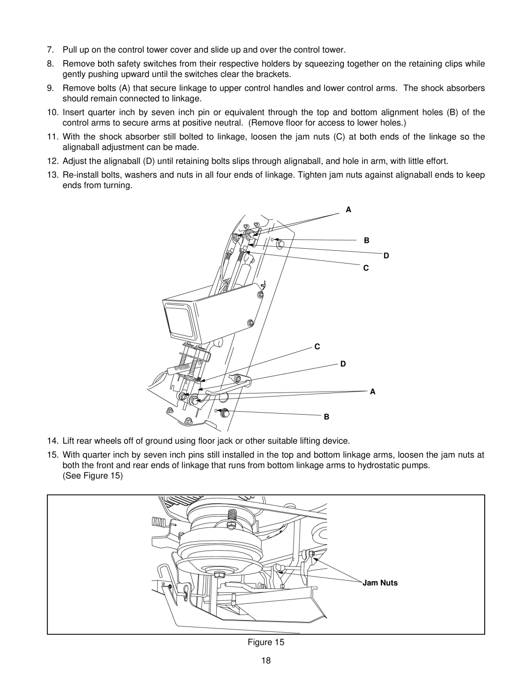 White Outdoor Z - 165 manual Jam Nuts 