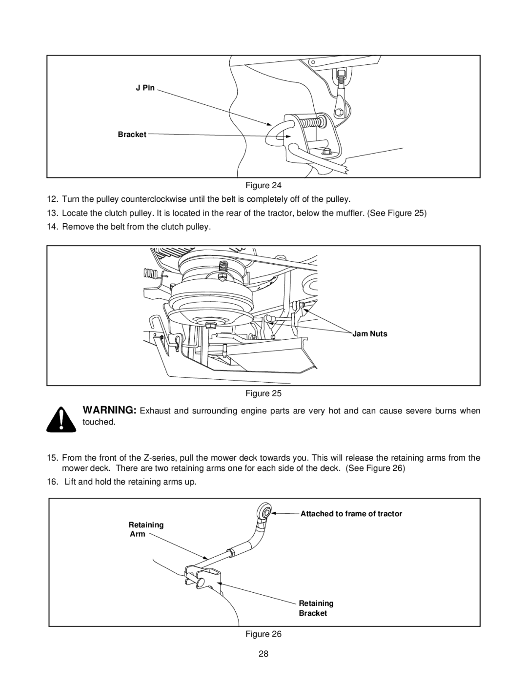 White Outdoor Z - 165 manual Pin Bracket 