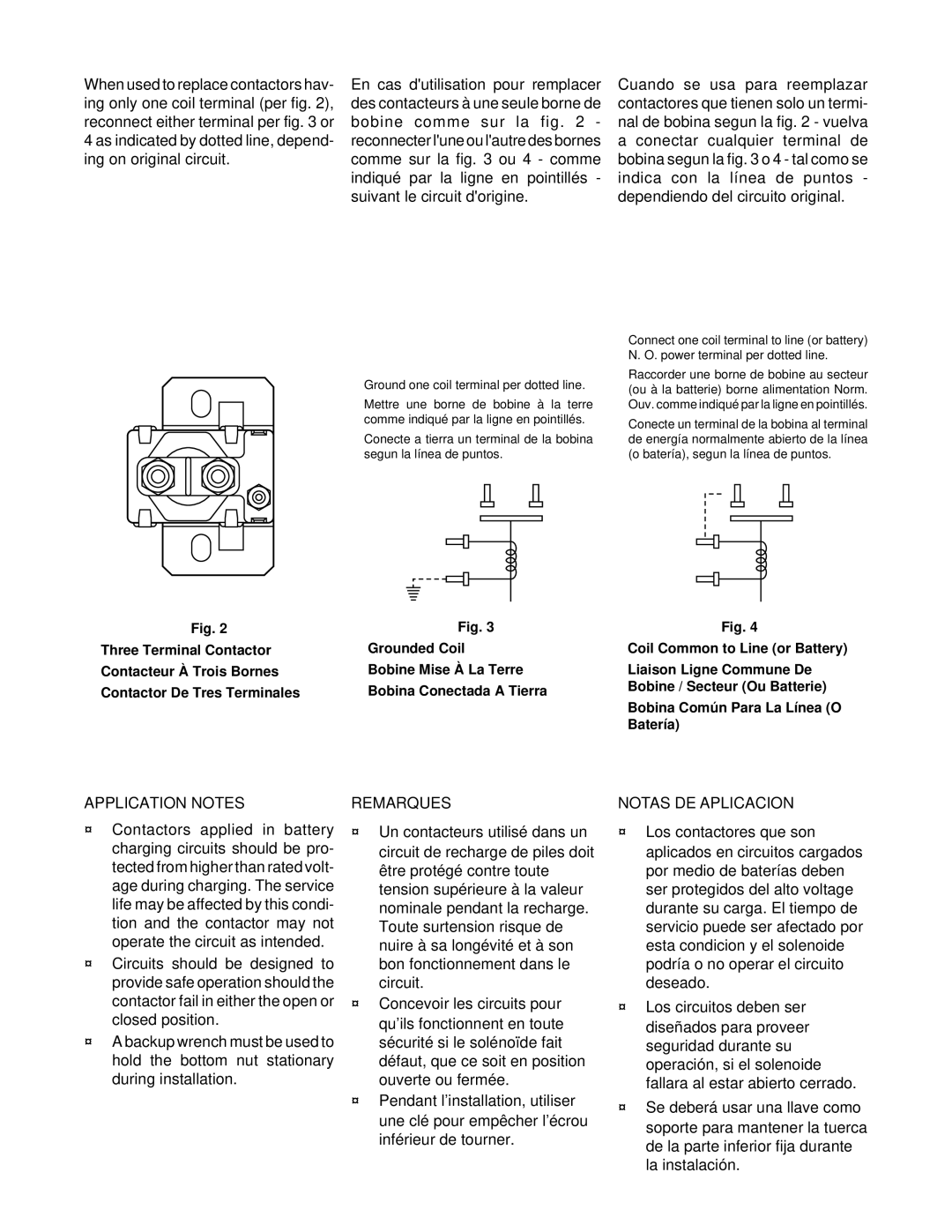 White Rodgers 120 specifications Application Notes, Remarques, Notas DE Aplicacion 