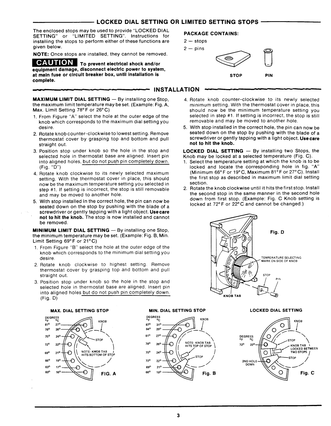 White Rodgers 1A10 manual 