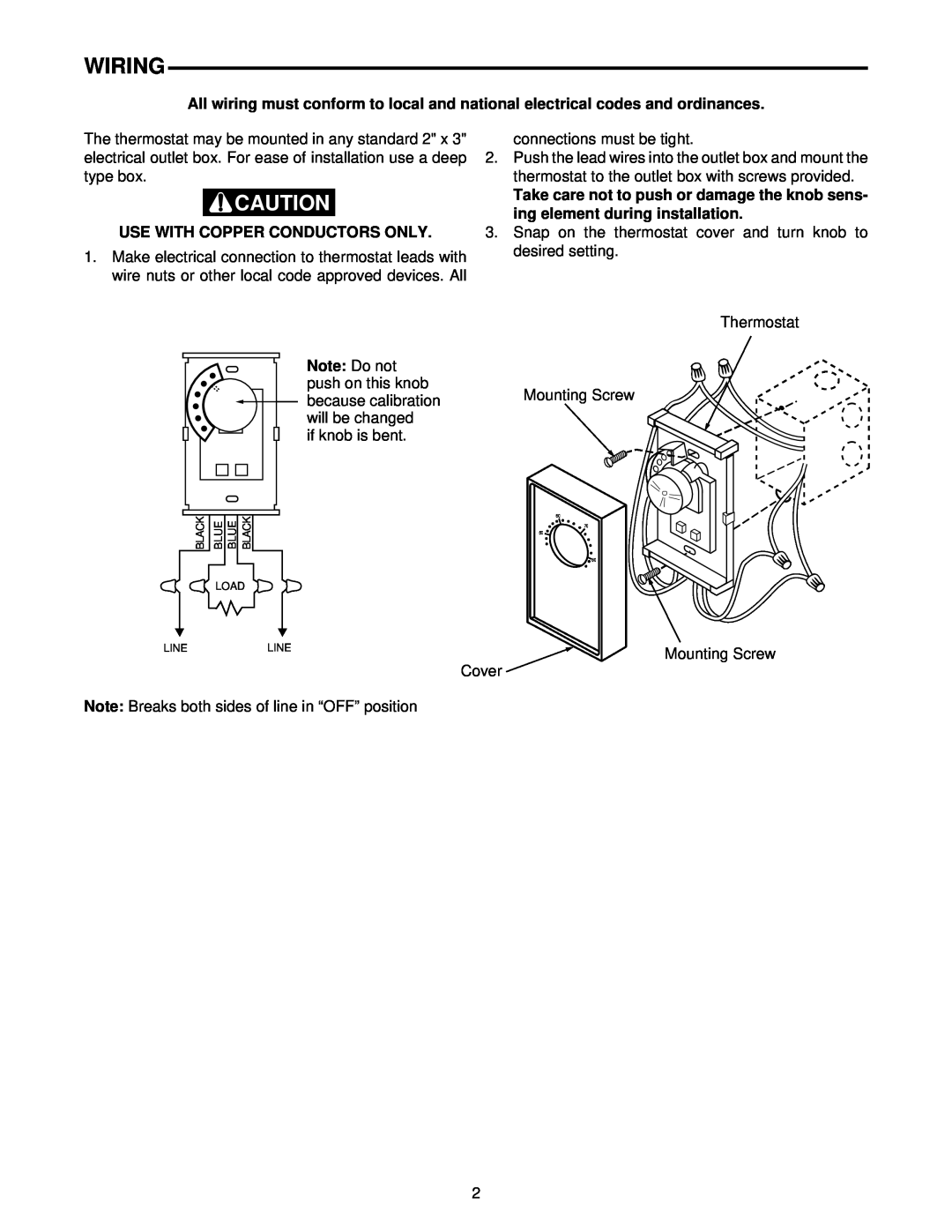 White Rodgers 1A66W installation instructions Wiring 