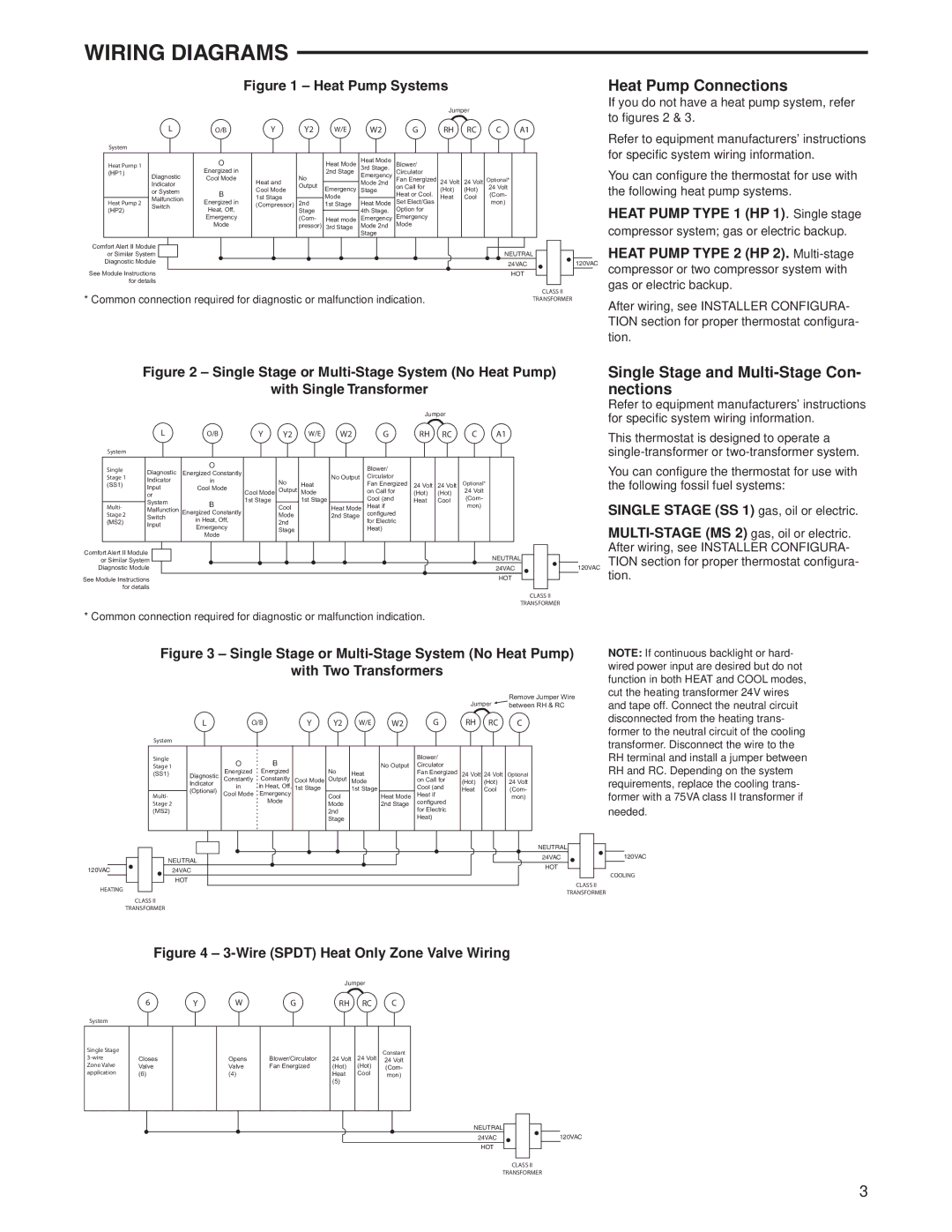 White Rodgers 1F95-0680 specifications Wiring Diagrams, Heat Pump Systems 