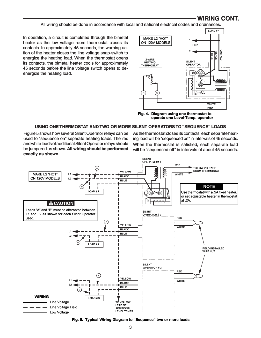 White Rodgers 24A07A-1 installation instructions wiring cont 