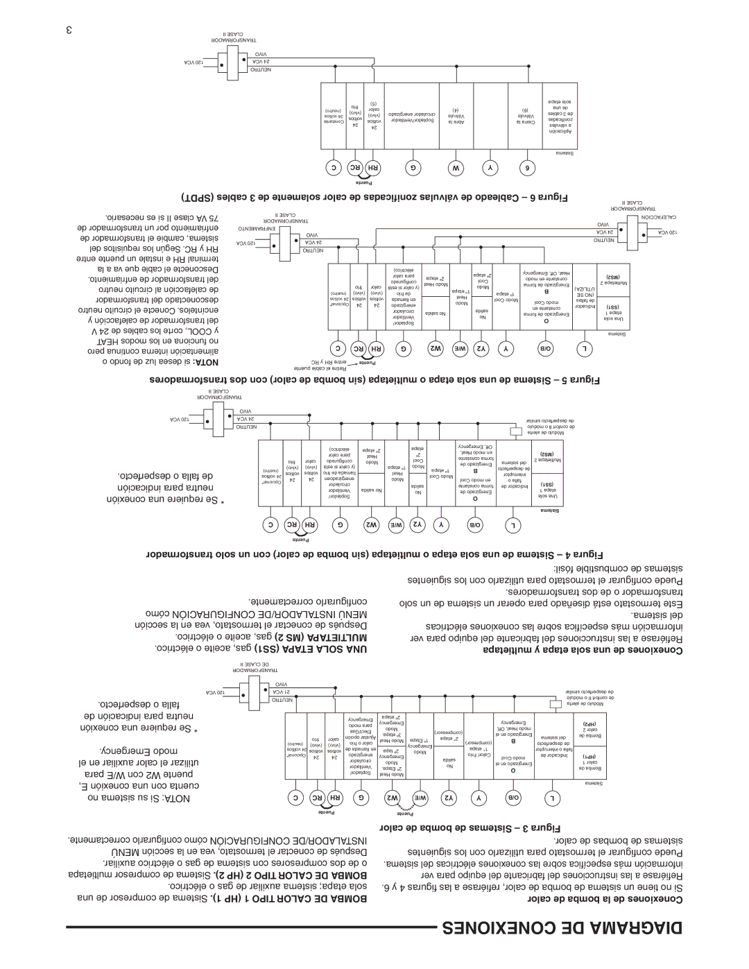 White Rodgers 37-7237A specifications Conexiones DE Diagrama, Correctamente configurarlo, Gas 