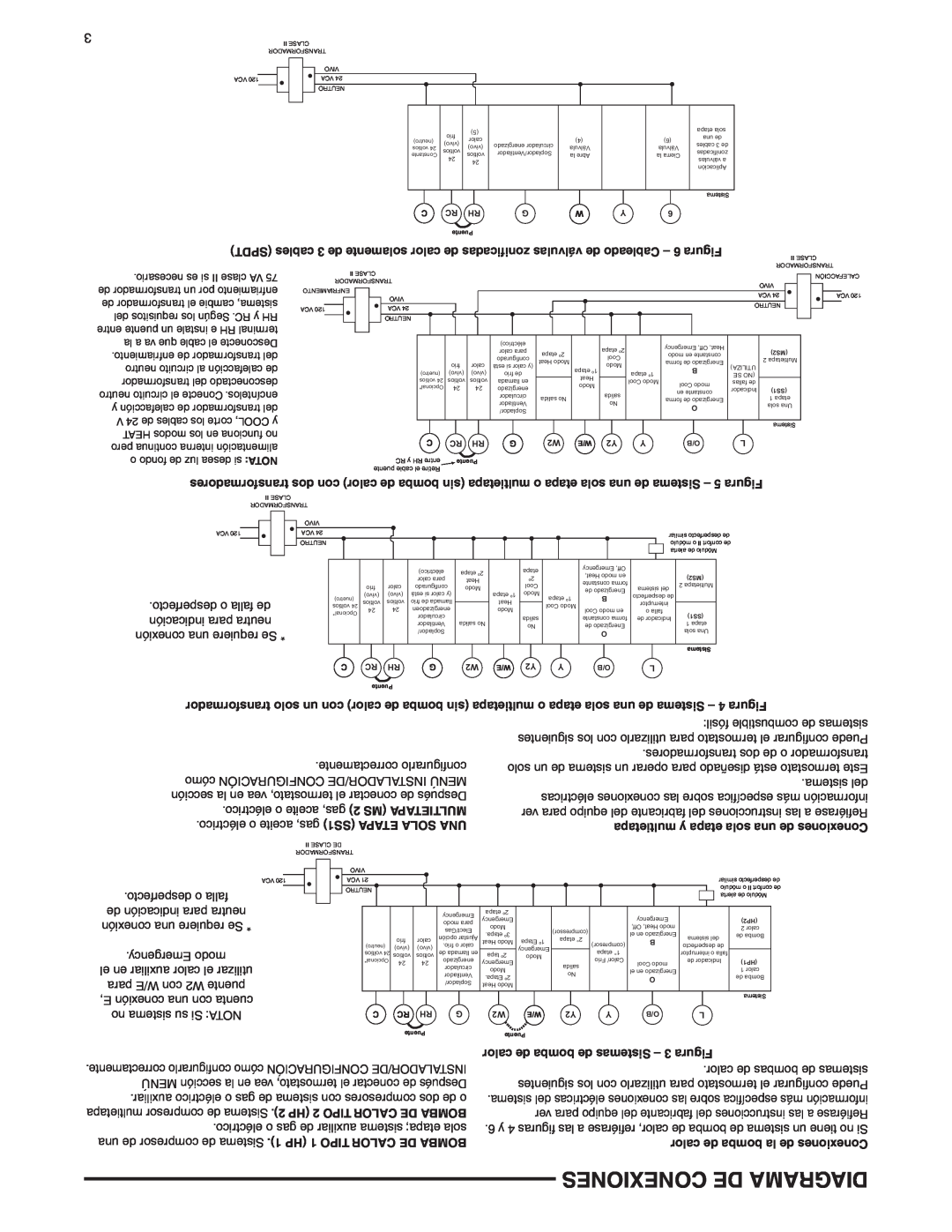 White Rodgers 37-7237A Conexiones De Diagrama, correctamente configurarlo, cómo CONFIGURACIÓN INSTALADOR/DE MENÚ 