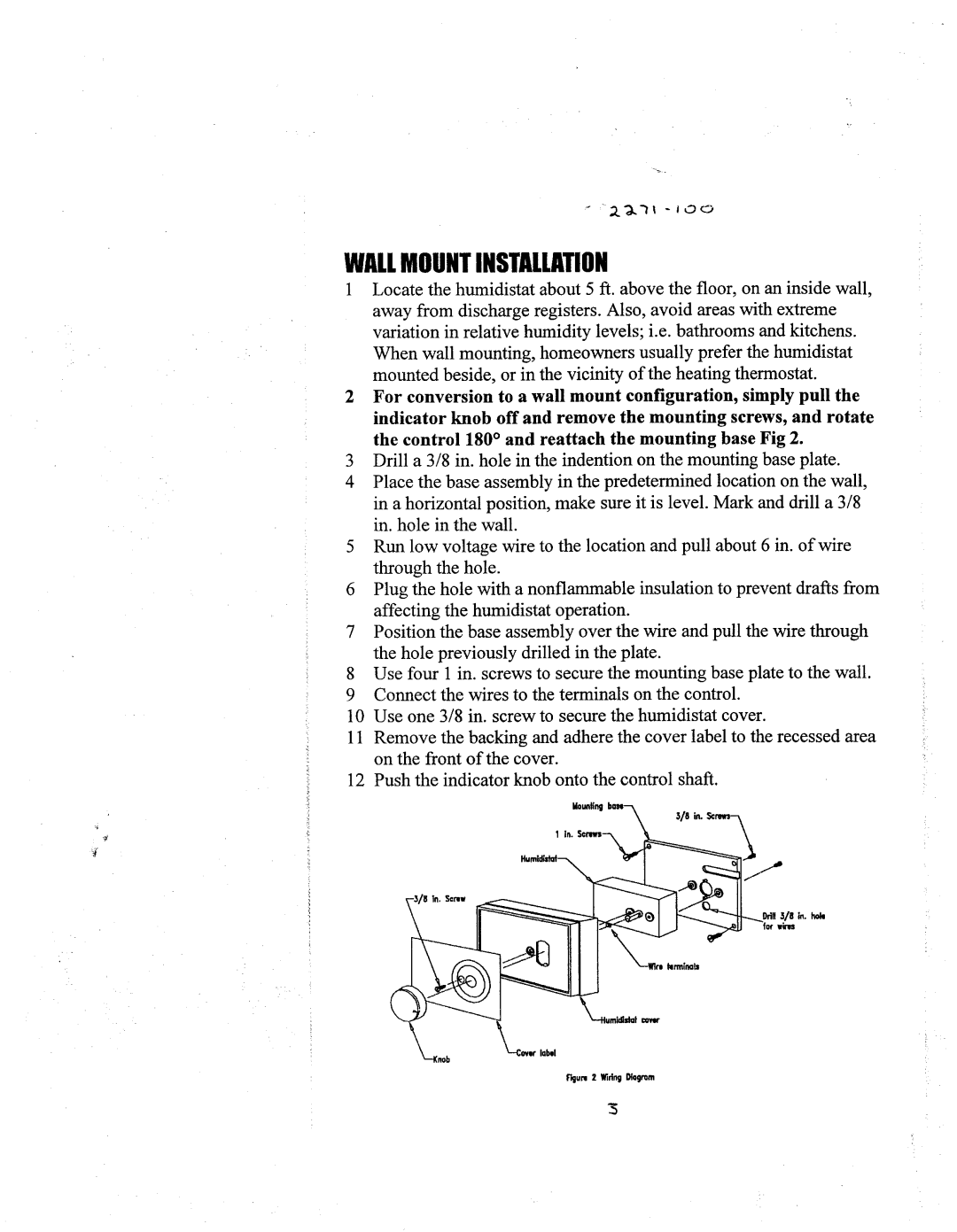 White Rodgers HFT2700, HFT 2900FP, HFT2100 manual 