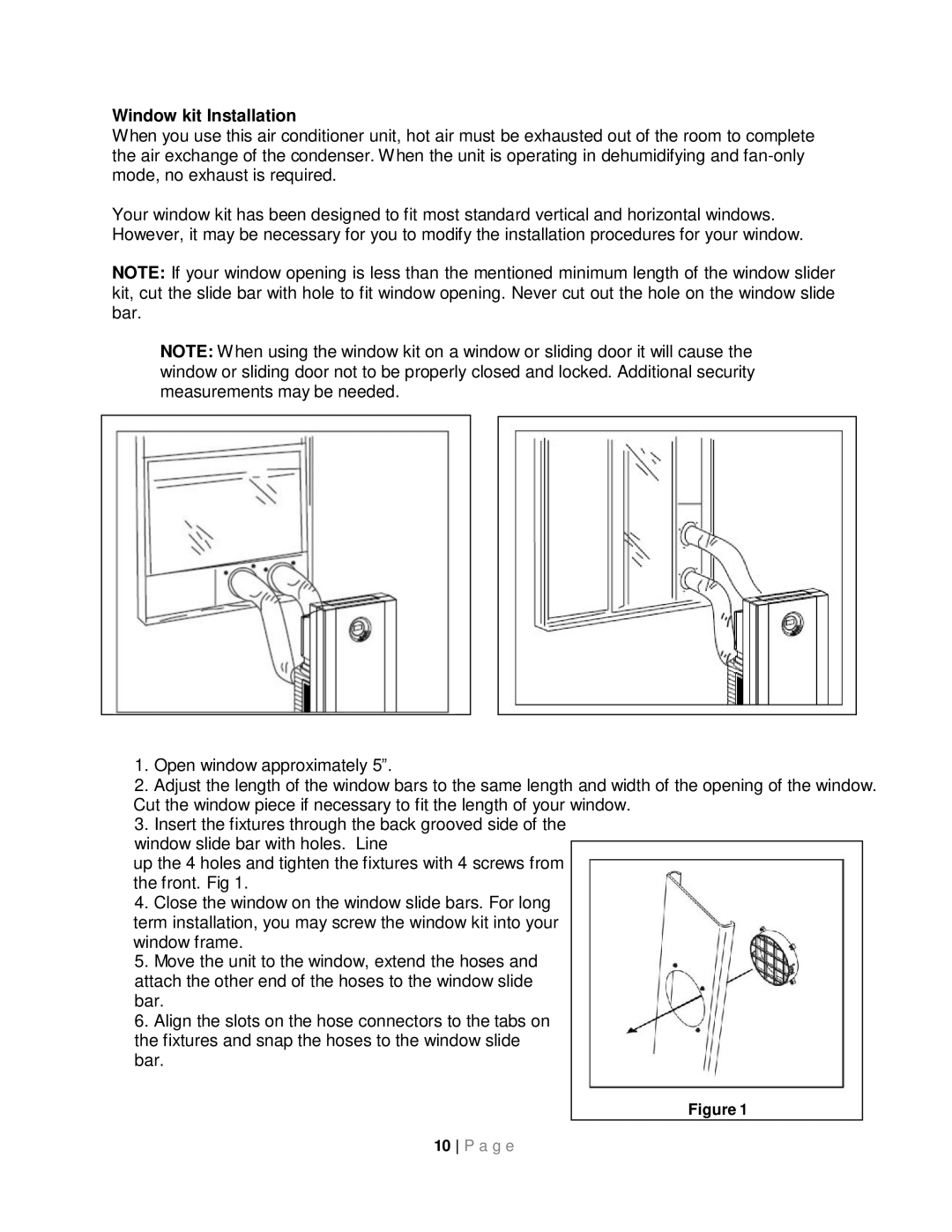 Whynter ARC-143MX instruction manual Window kit Installation 