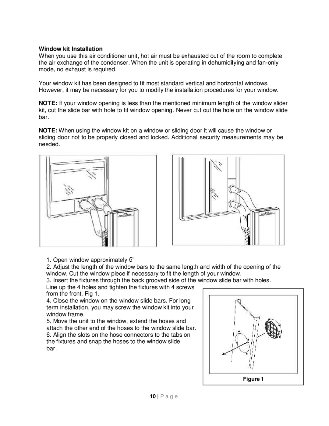 Whynter ARC-14S instruction manual Window kit Installation 