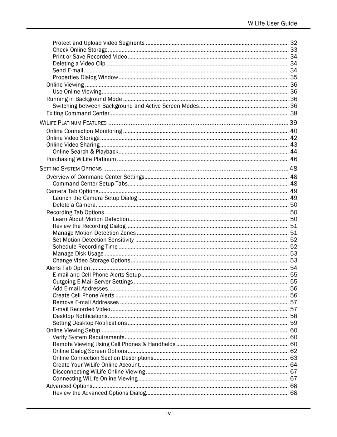 WiLife V2.1 manual WiLife User Guide 