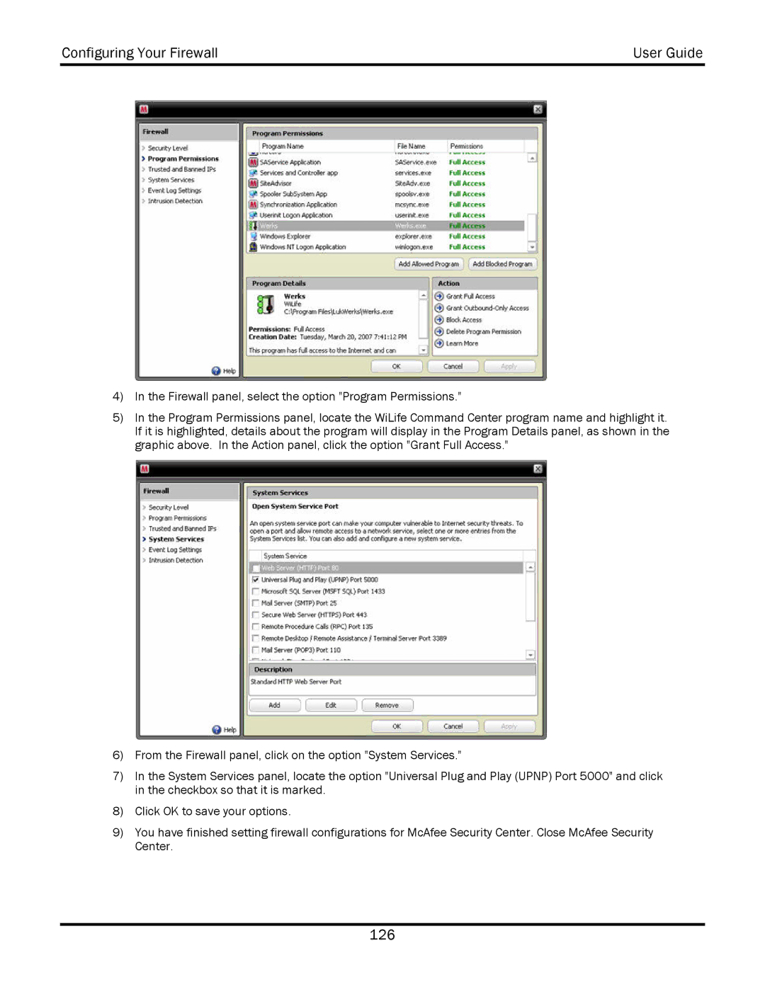 WiLife V2.5 manual 126 