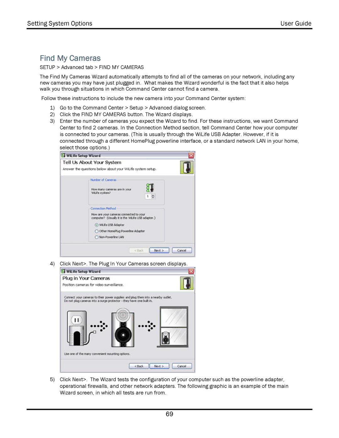 WiLife V2.5 manual Find My Cameras 