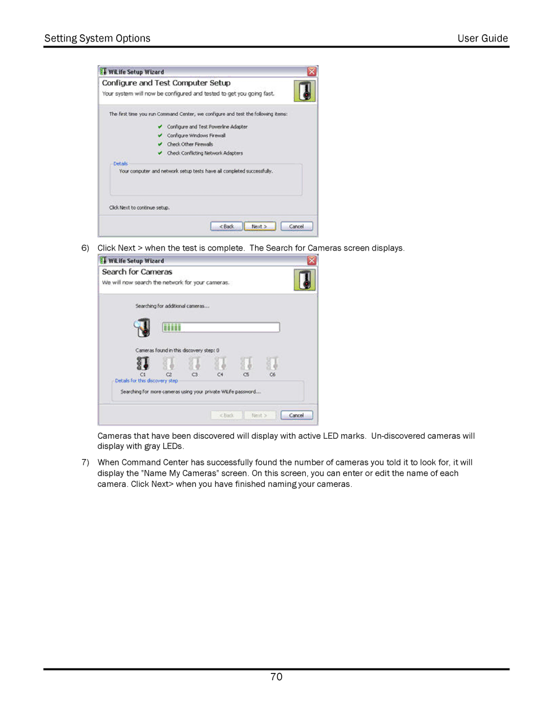 WiLife V2.5 manual Setting System Options User Guide 