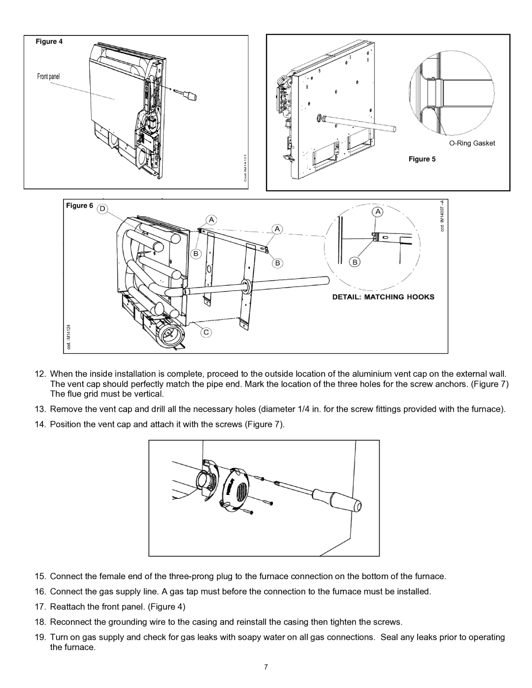 Williams 2903511, 2903512 installation instructions Ring Gasket 