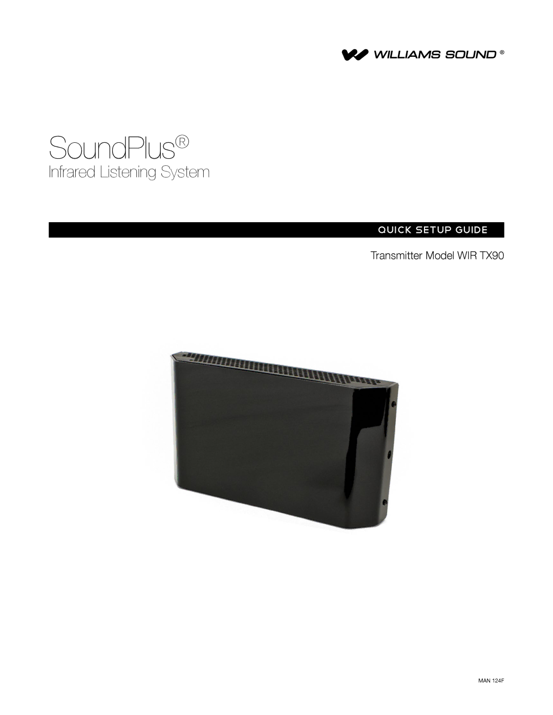 Williams Sound WIR TX90 setup guide SoundPlus 