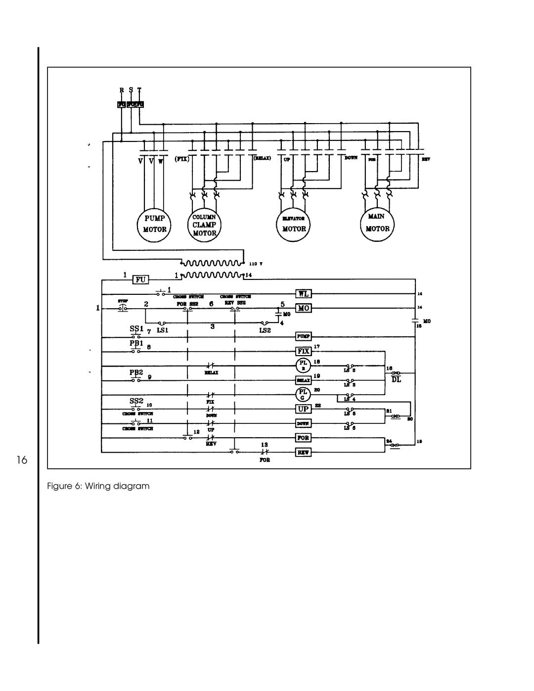 Wilton 1230 manual Wiring diagram 