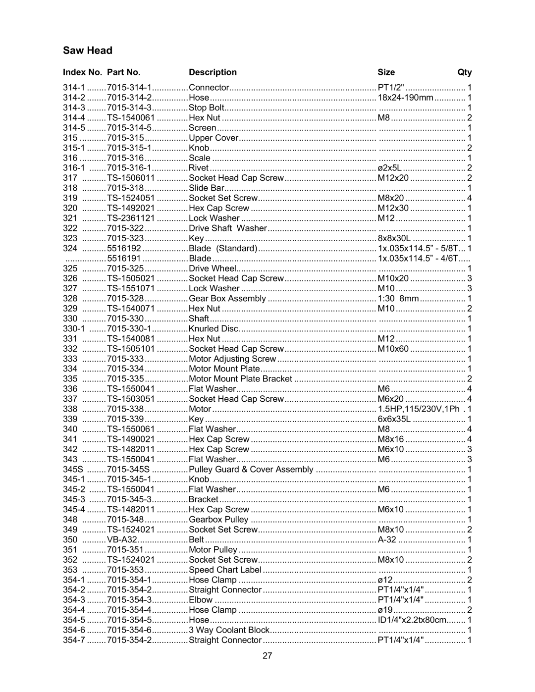 Wilton manual 7015-314-1 