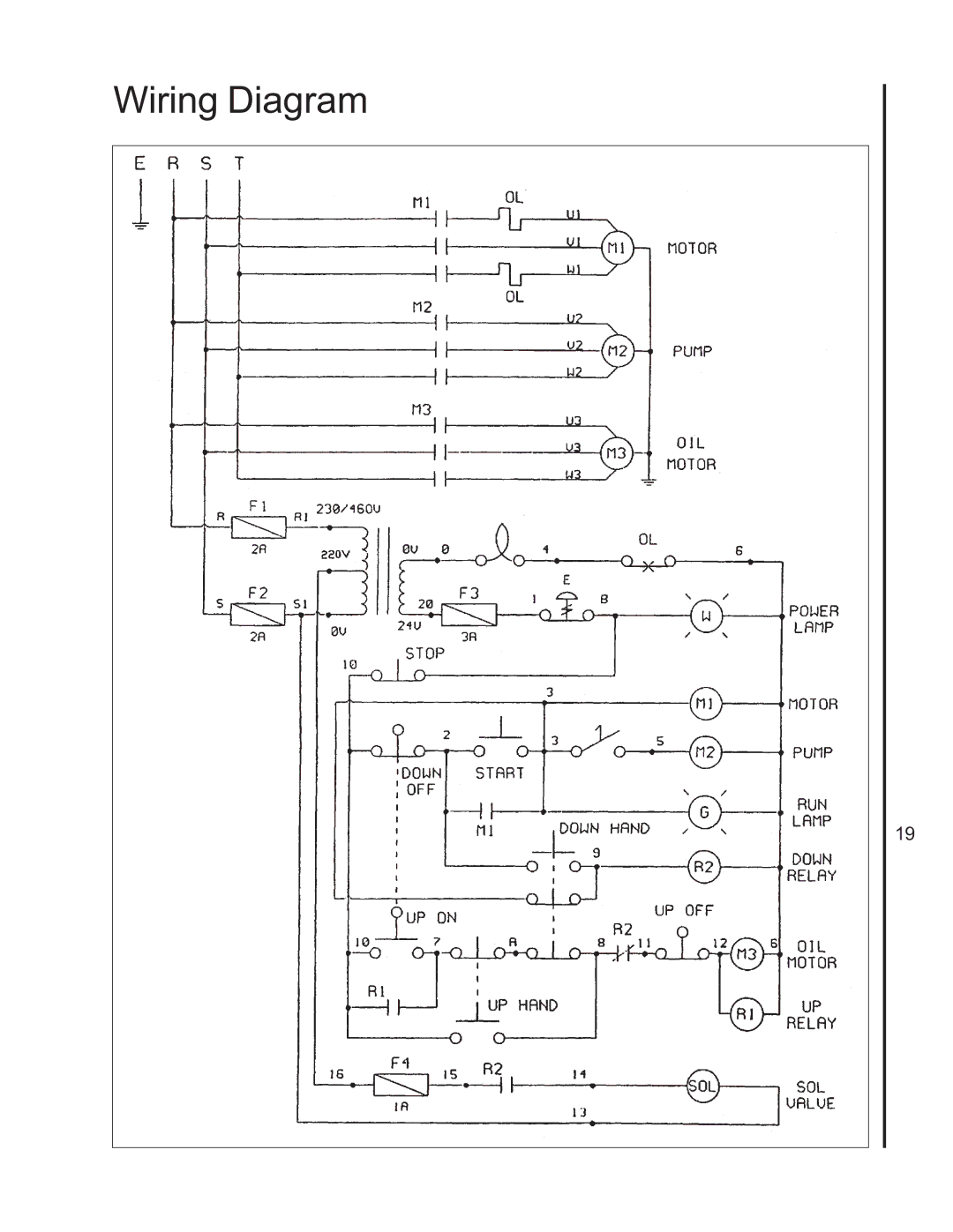 Wilton 7060 manual Wiring Diagram 