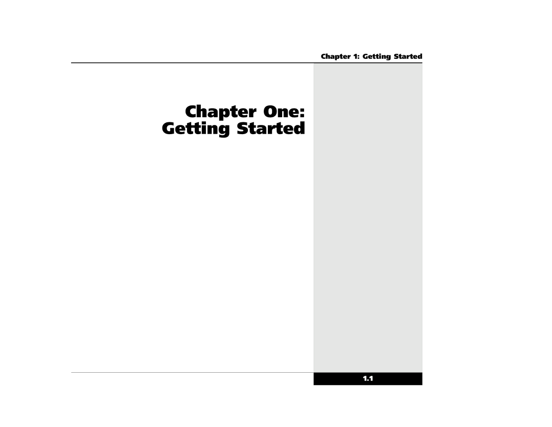 Winbook X2 manual Chapter One Getting Started 