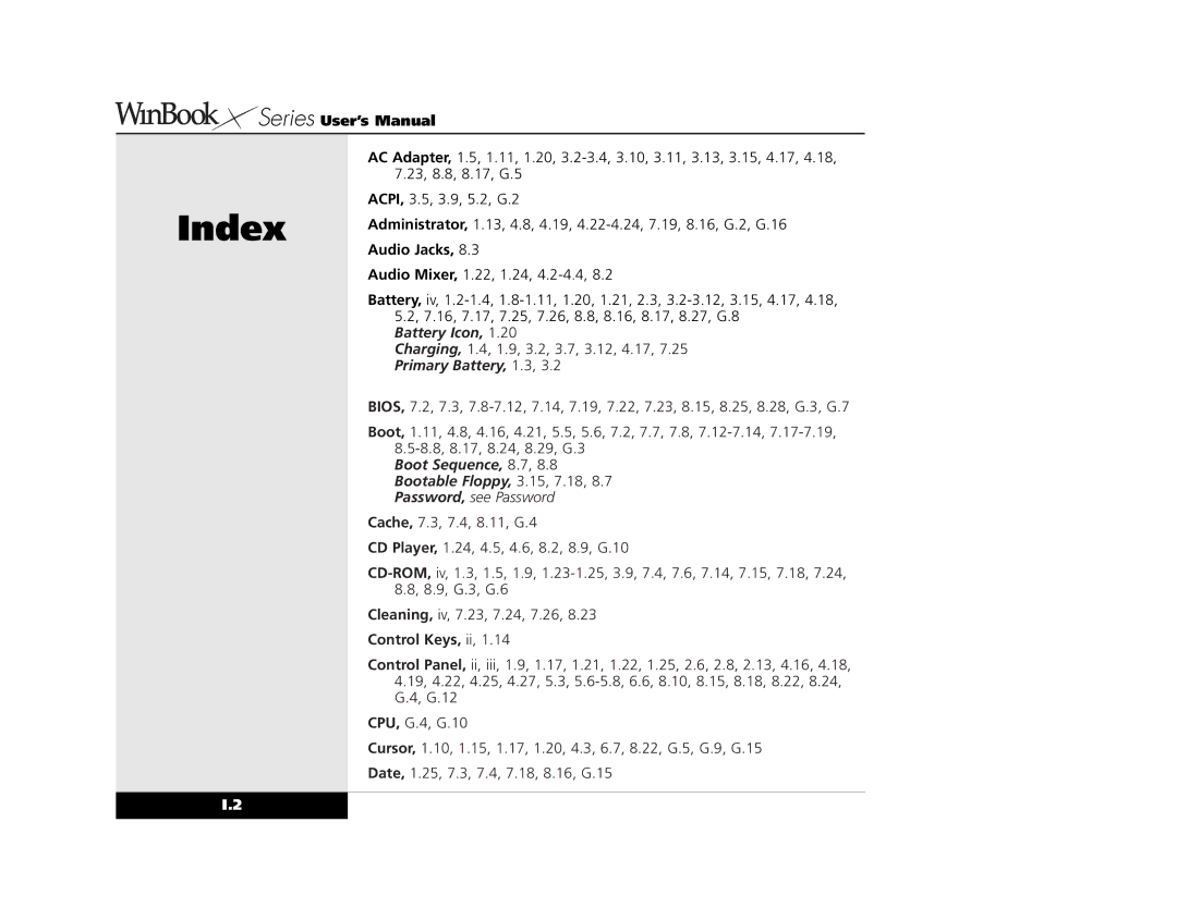 Winbook X2 manual Boot Sequence, 8.7 