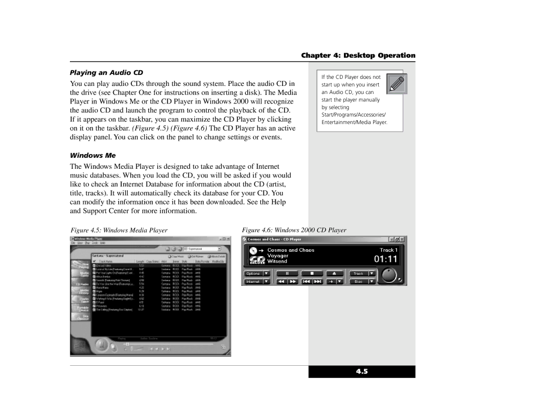 Winbook X2 manual Playing an Audio CD 